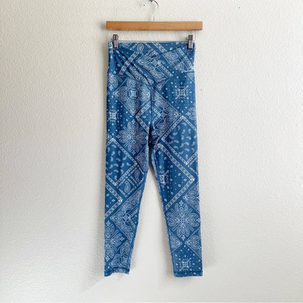 American Eagle The Lightweight Everything Leggings 7/8 Length Blue Size Medium